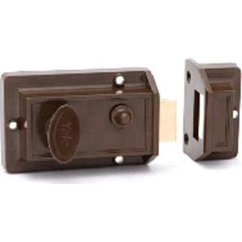 Yale Yale Night Latch Dp YNL1/SCYL/BRN