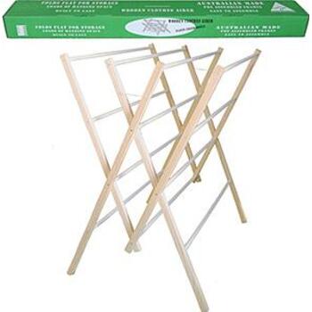 Clothes Airer Wood 12 Rail