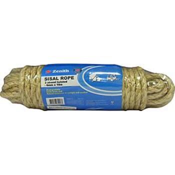 Rope Sisal 6mm X 10M Hank