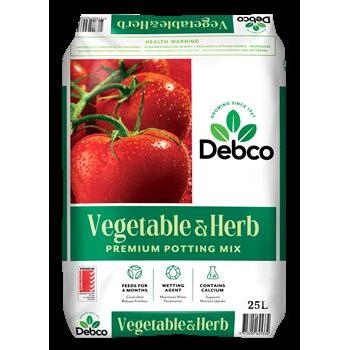 Vegetable & Herb Potting Mix 25L Debco