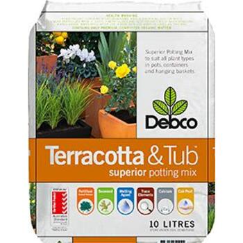 Terracotta & Tub 10lt Debco