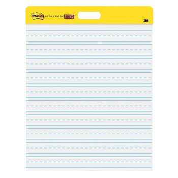 Wall Pad Post-It Super Sticky Self-Stick 566Prl 508X584Mm Primary Ruled