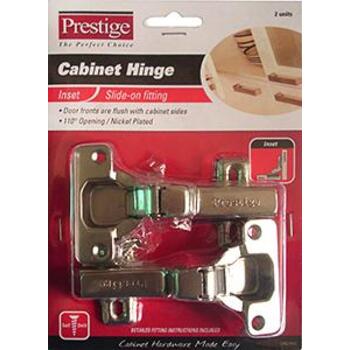 Hinge Conceal Insert Nickel Plated Card 2