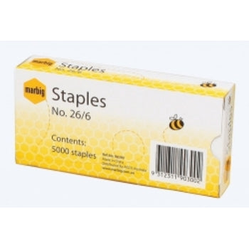 Staples Marbig 26/6 Bx5000