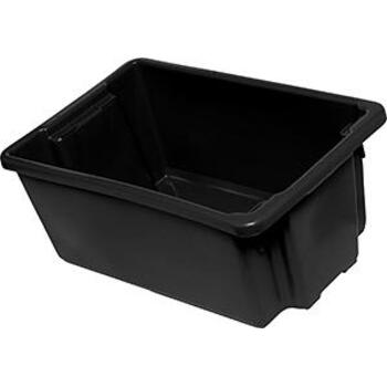 Crate Stack N Nest Black 50L
