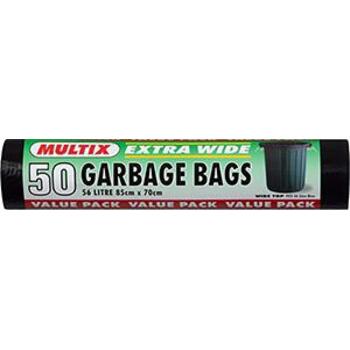 Garbage Bag Extra Wide 50 Pack 56lt Multix