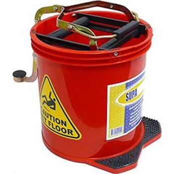 Bucket Mop Contractor Red 16Lt Nab