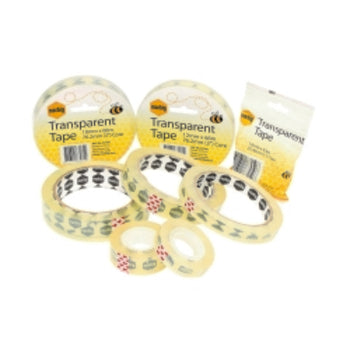 Tape Transparent Marbig 12Mmx33M 25.4Mm Core