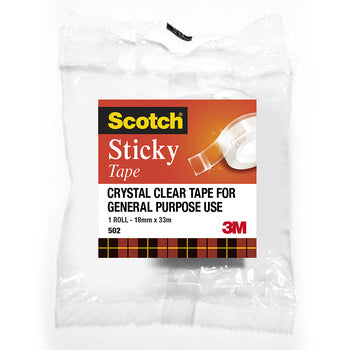 Tape Sticky Scotch 502 18Mmx66M