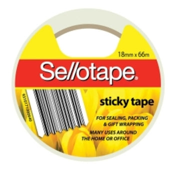 Tape Sticky Sellotape 18Mmx66M