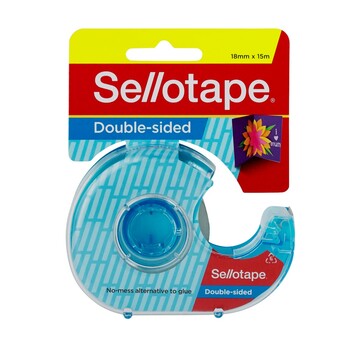 Tape Double Sided Sello 18Mmx15M On Disp H/Sell
