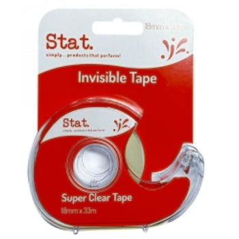 Tape Invisible Stat 18Mmx33M On Dispenser