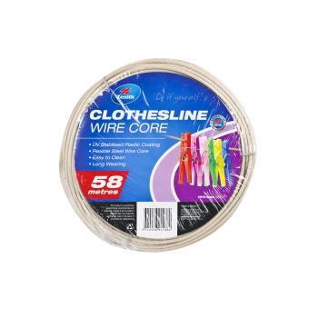 Clothesline Wire Pvc Wire Beige 3.7mmx58M