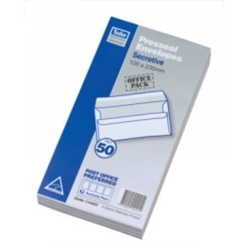 Envelope Tudor Dlx 120X235 Secret S/S Pk50