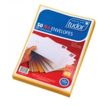Envelope Tudor Fsc B4 353X250 Tuff Tan H/W Peel/Seal Pk50
