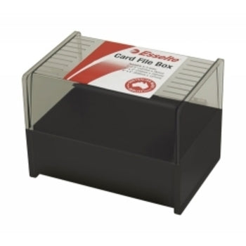 System Card Box Sws Esselte 152X102Mm (6X4) Black