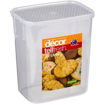 Tall Storer Oblong 3Lt 003760-004 Tellfresh