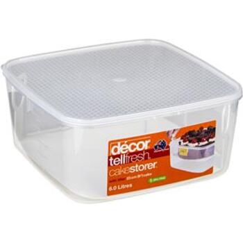 Storer With Cake Lifter 6Lt 001800-004 Tellfresh