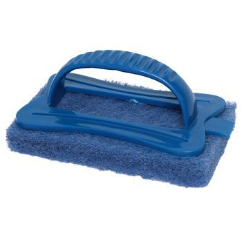 Scourer Scrub Tuff Scraper Medium Duty All Purp Blue Sabco