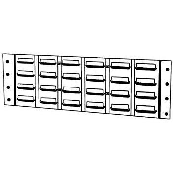 Plastic Louvre Panel 150X460mm