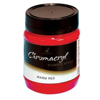 Paint Chromacryl 250Ml Warm Red