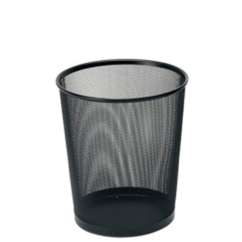 Compass Mesh 11Lt Round Waste Bin Black