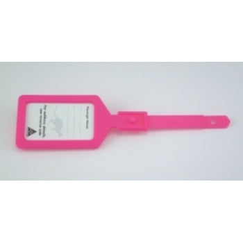 Sp- Luggage Label Kevron Plastic Pink Pk25