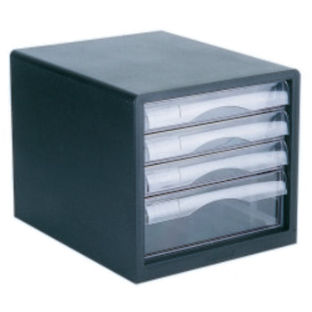 Filing Drawers Esselte Black Frame 4 Drawers