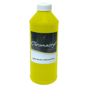 Paint Chromacryl 1 Litre Cool Yellow