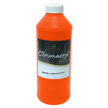 Paint Chromacryl 1 Litre Orange