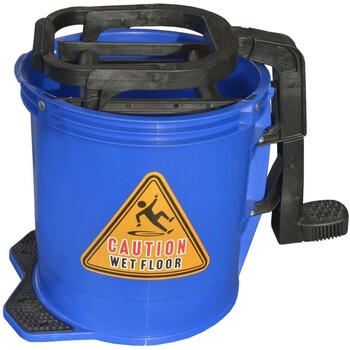 Sp- Mop Bucket Wringer Plastic 16L Blue