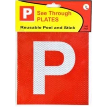 Sp- P Plate See Through Red Background 302