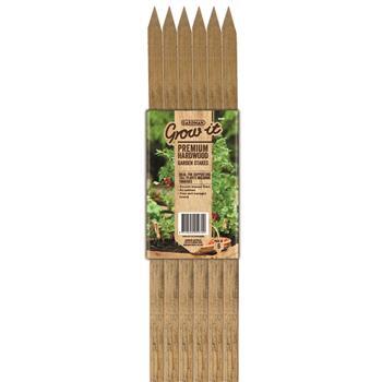 Stakes Hardwood 12mm x 12mm x 600mm 6 Pack