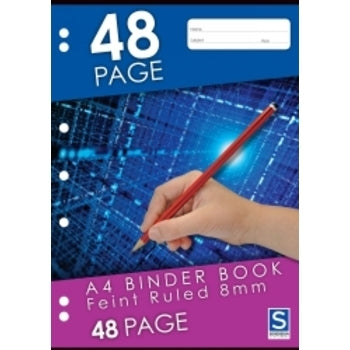 Binder Book Sovereign A4 8Mm Ruled 48Pg