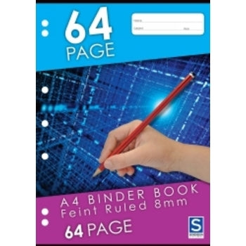 Binder Book Sovereign A4 8Mm Ruled 64Pg