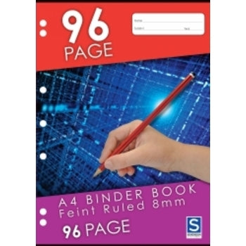 Binder Book Sovereign A4 8Mm Ruled 96Pg