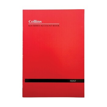 Account Book Collins A24 Feint