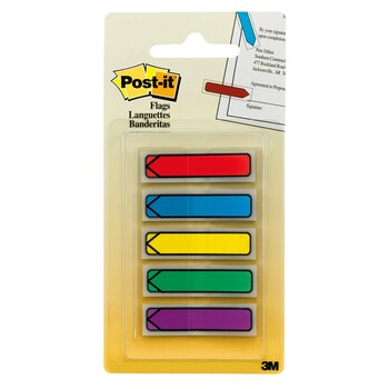 Flags Post-It 684-Arr1 Arrow Asst Cols Pk100