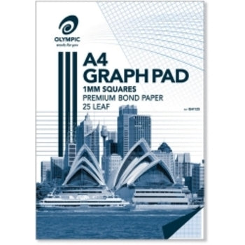 Sp- Graph Pad Olympic A4 1Mm Top Padded 7 Holes 25Lf