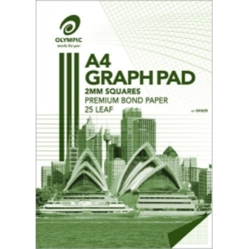 Sp- Graph Pad Olympic A4 2Mm Top Padded 7 Holes 25Lf