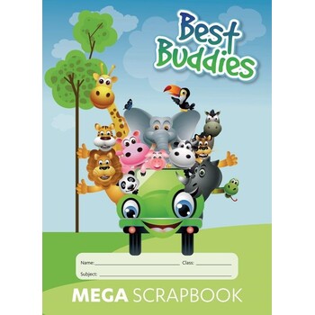 Scrapbook Writer 330X240Mm 100Gsm Best Buddies Mega 64Pg