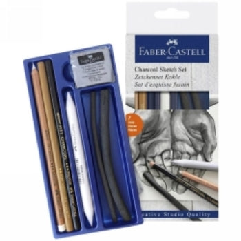 Charcoal Sketch Set Faber Pitt Classic