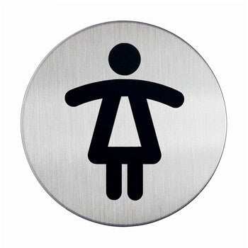Sp- Sign Durable Pictogram 83Mm Toilet Women