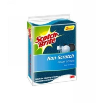 Sponge Scotch Brite Non Scratch Scrub Pk2