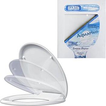 Toilet Seat Aquarius Soft Close White Haron