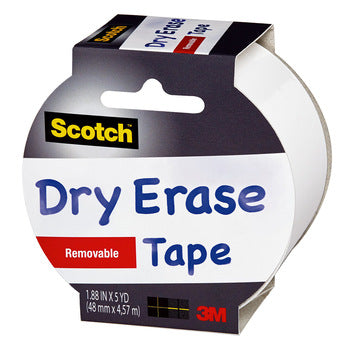 Sp - Tape Scotch 3M Dry Erase 48Mm X4.57M White