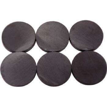 Magnet Hobby Round Ceramic 25mm Pk6