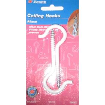 Hooks Ceiling 85X4.8mm Wh Cd2