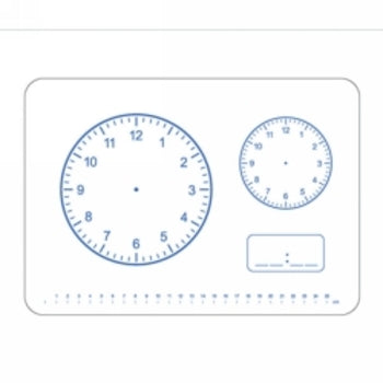 Sp- Whiteboard Jpm A4 Educational Clocks