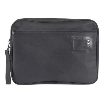 Sp- Satchel Marbig Fabric Zippered Black